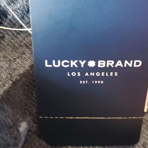 NWT LUCKY BRAND KNIT CARDIGAN BLUE WATERFALL FRONT SIZE MEDIUM BOJO BOHEMIAN - Picture 4 of 9